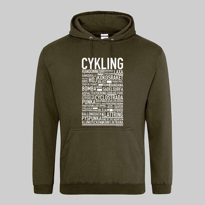 Cykling Text Hoodie