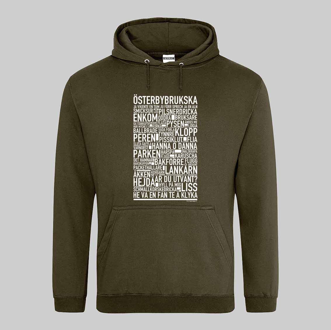 Österbybrukska Dialekt Text Hoodie