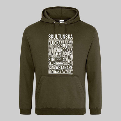 Skultunska Dialekt Text Hoodie