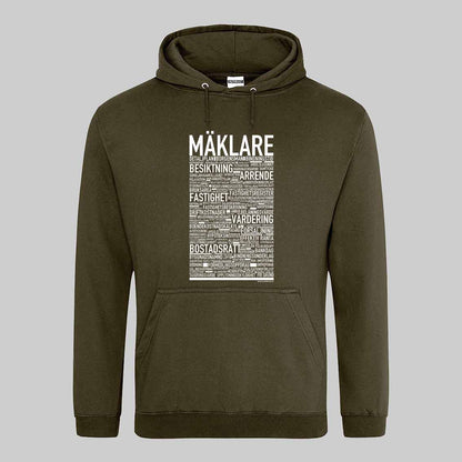 Mäklare Text Hoodie