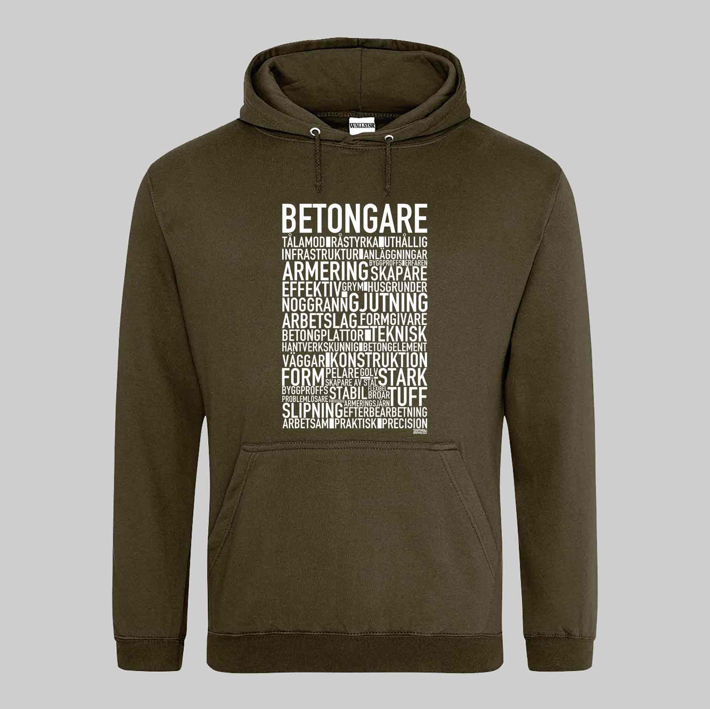 Betongare Text Hoodie