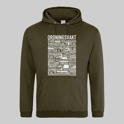 Ordningsvakt Text Hoodie