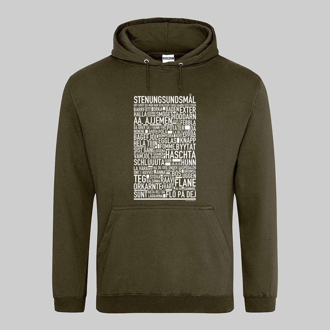 Stenungsundsmål Dialekt Text Hoodie