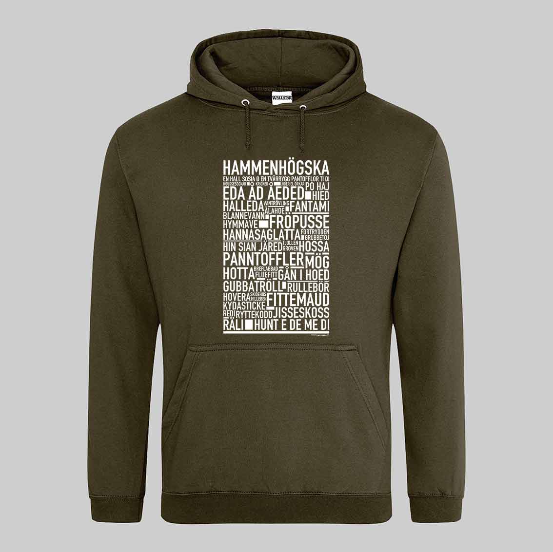 Hammenhögska Dialekt Text Hoodie