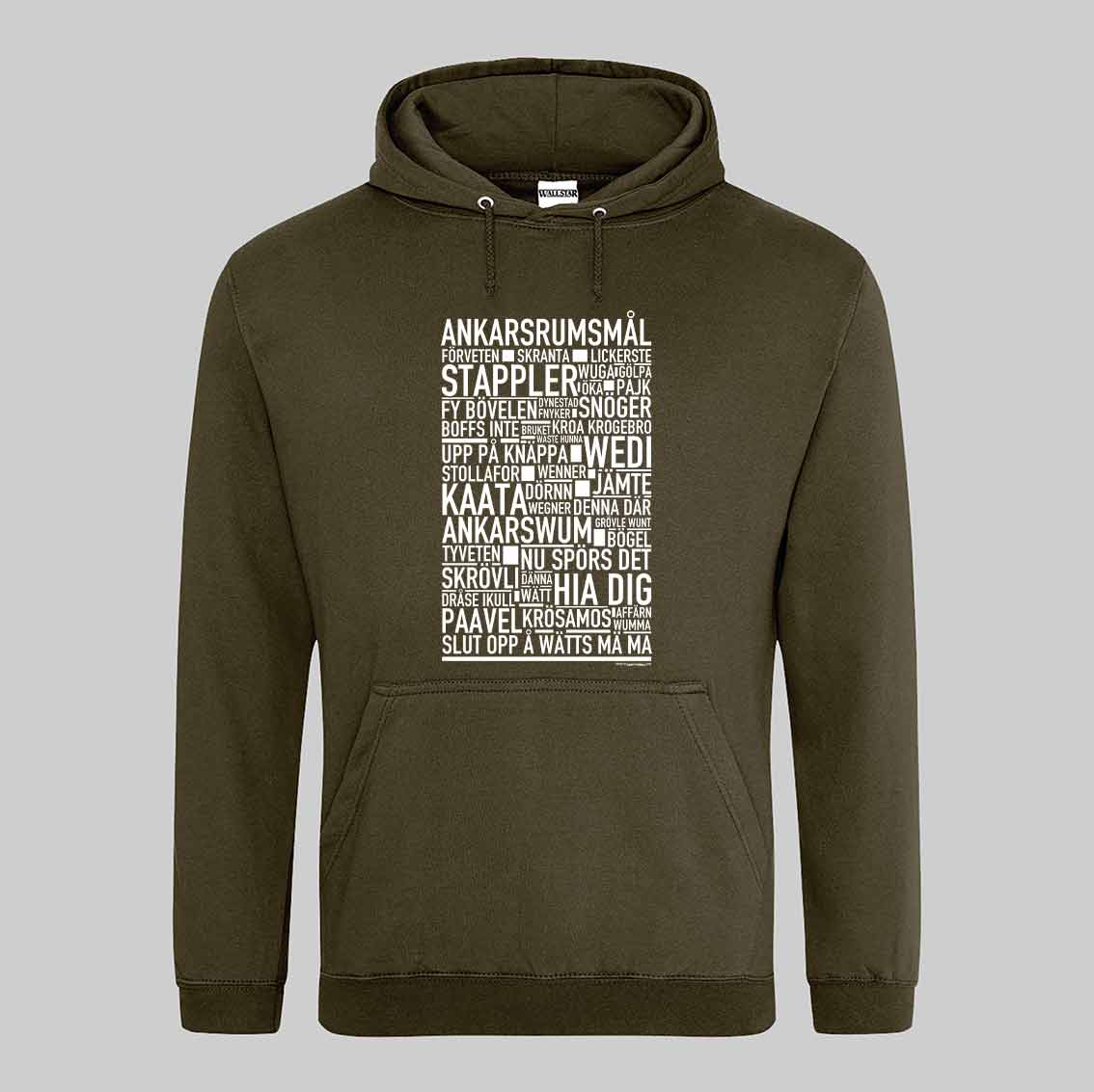 Ankarsrumsmål Dialekt Text Hoodie