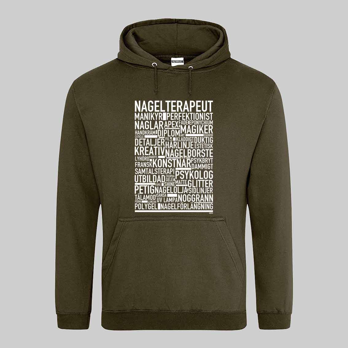 Nagelterapeut Text Hoodie