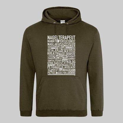 Nagelterapeut Text Hoodie