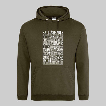 Hattjåsmaule Dialekt Text Hoodie