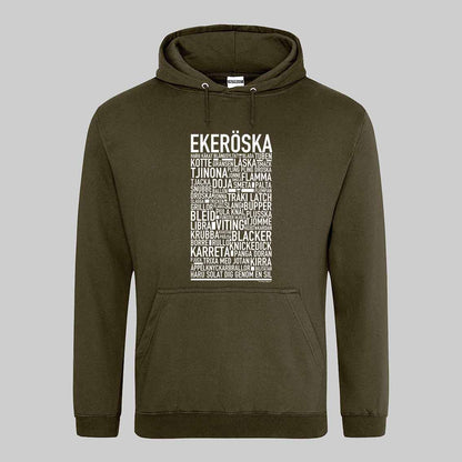 Ekeröska Dialekt Text Hoodie