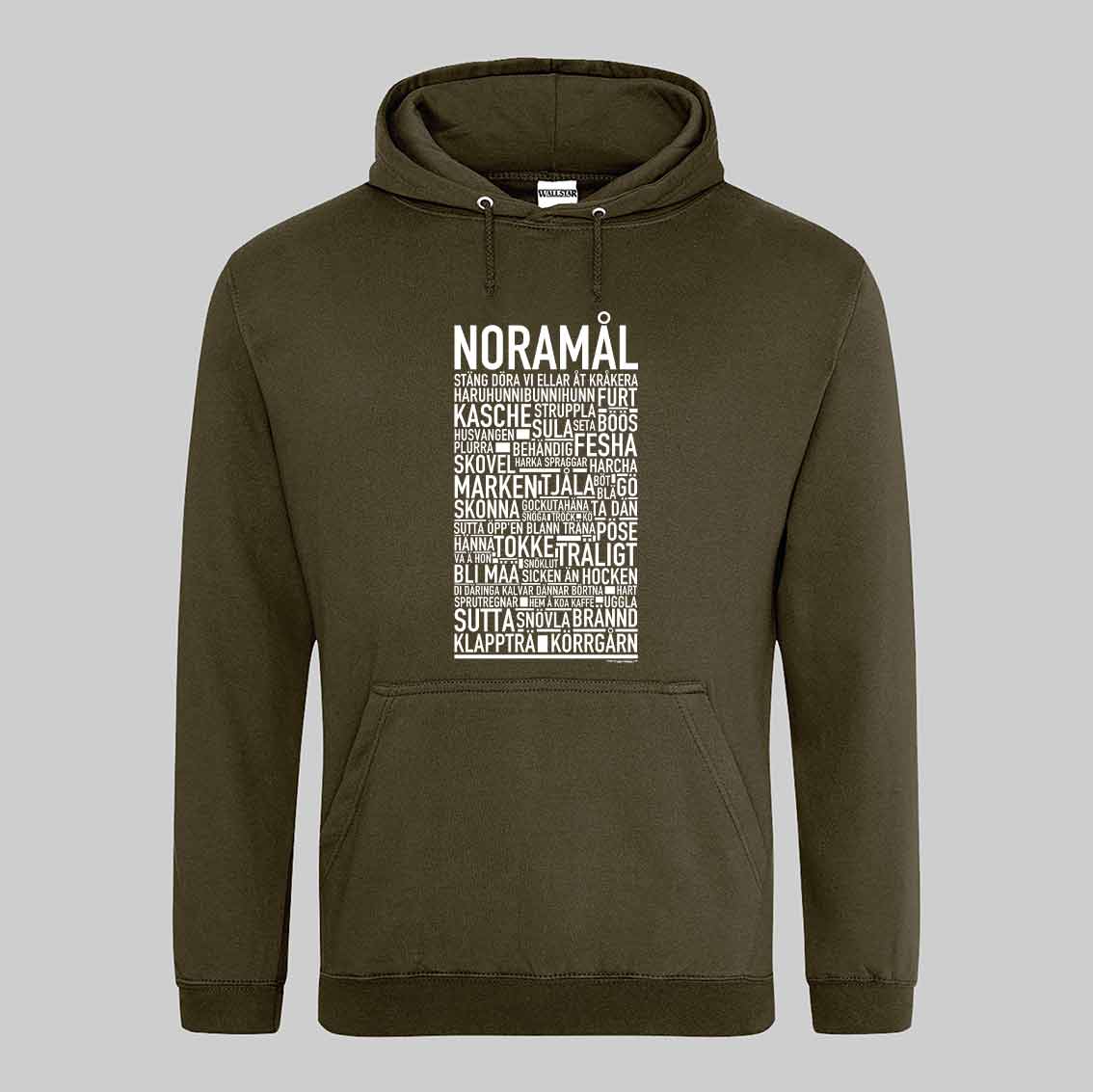 Noramål Dialekt Text Hoodie