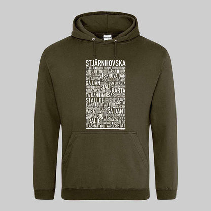 Stjärnhovska Dialekt Text Hoodie