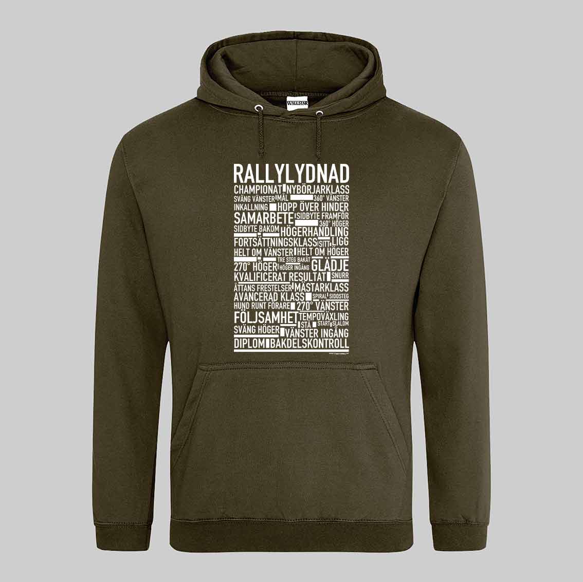 Rallylydnad Text Hoodie