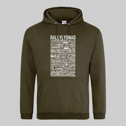 Rallylydnad Text Hoodie