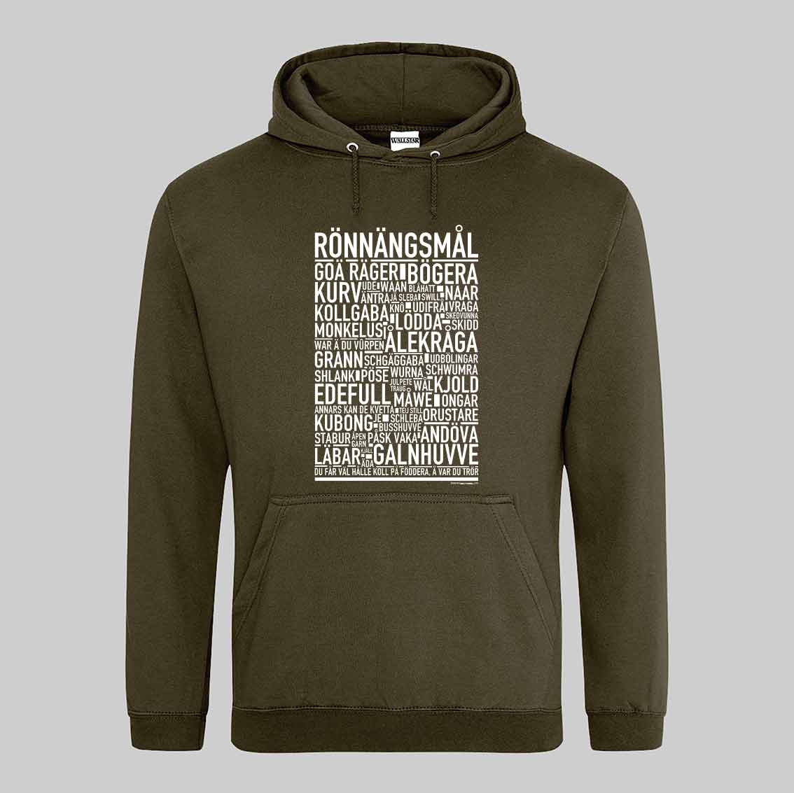 Rönnängsmål Dialekt Text Hoodie