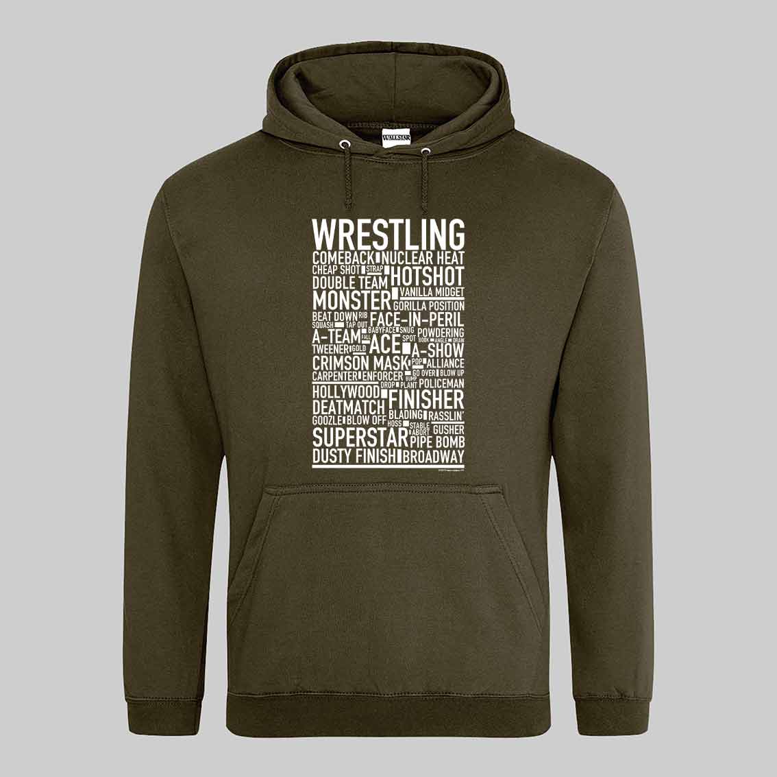 Wrestling Text Hoodie