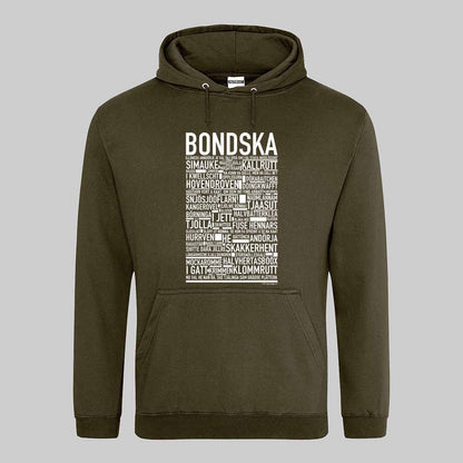 Bondska Dialekt Text Hoodie