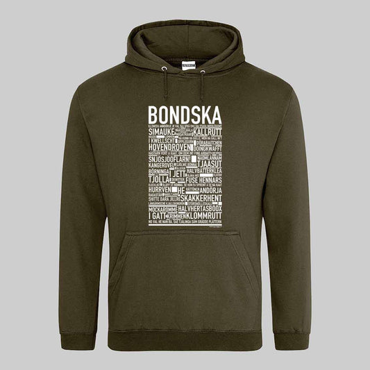 Bondska Dialekt Text Hoodie