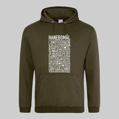 Hanebomål Dialekt Text Hoodie