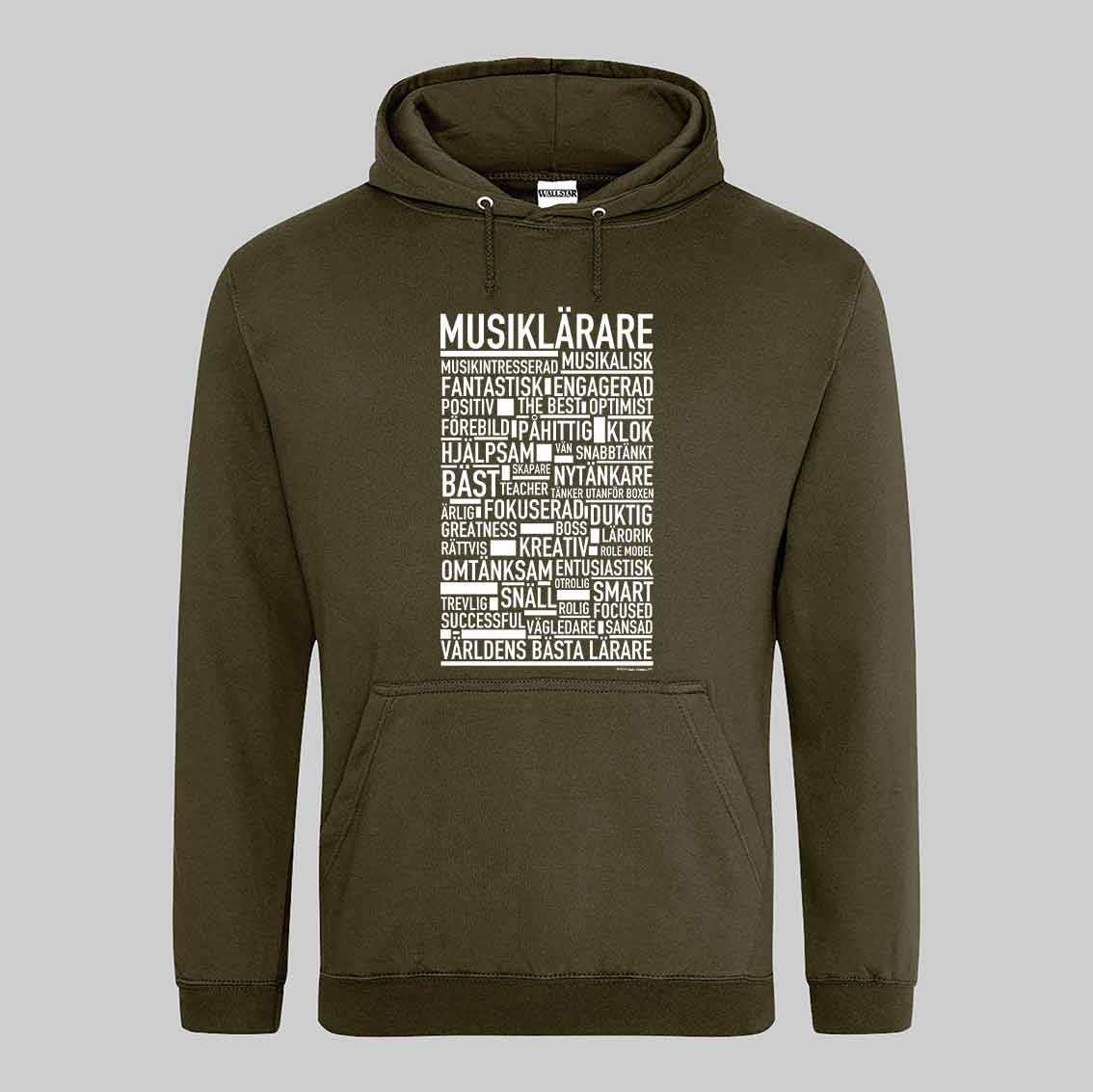 Musiklärare Text Hoodie