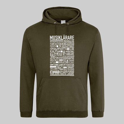 Musiklärare Text Hoodie
