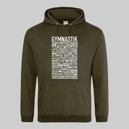 Gymnastik Text Hoodie
