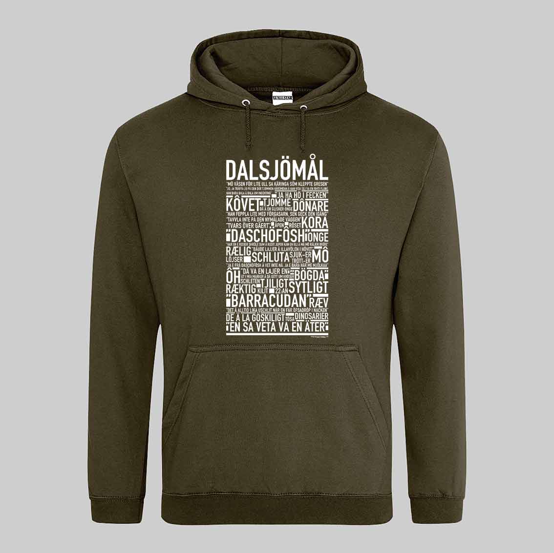 Dalsjömål Dialekt Text Hoodie