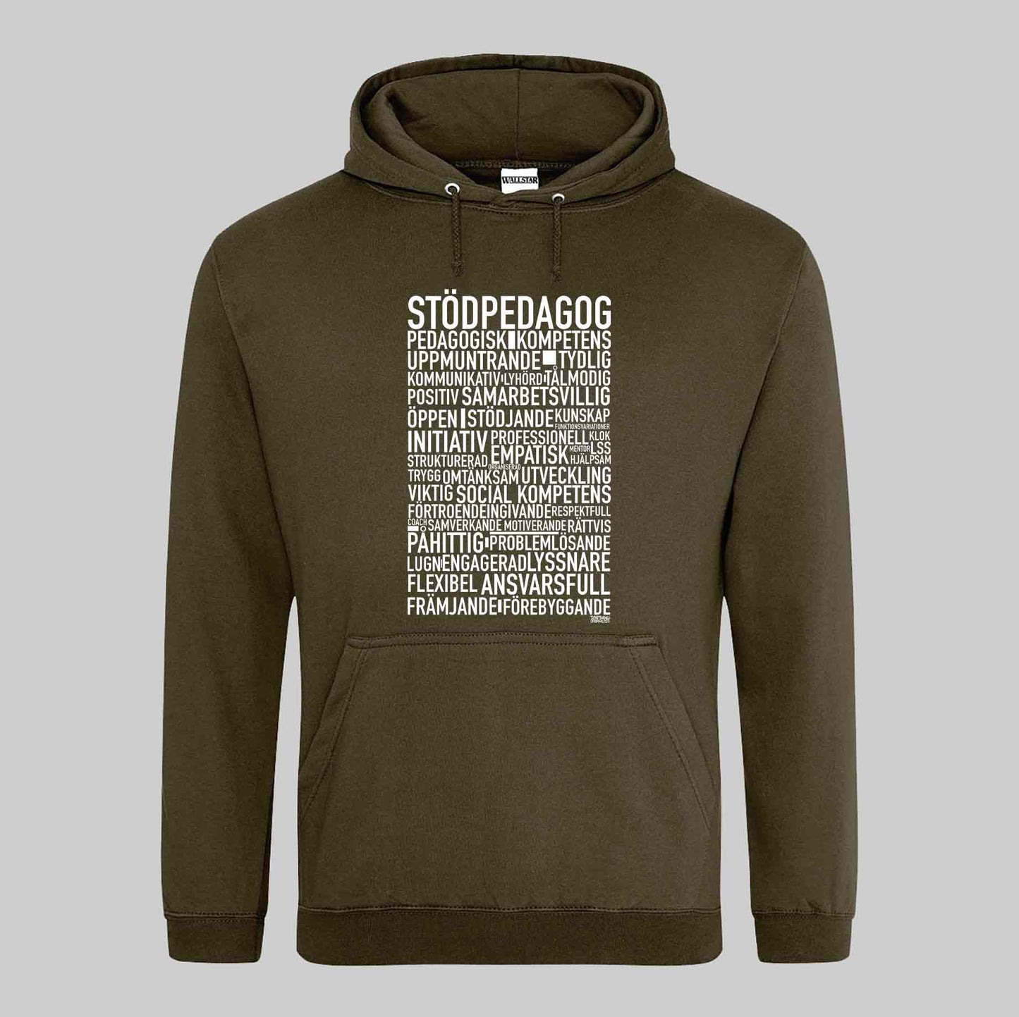 Stödpedagog 2025 Text Hoodie