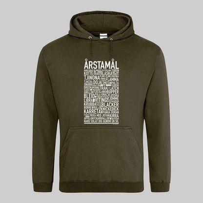 Årstamål Dialekt Text Hoodie