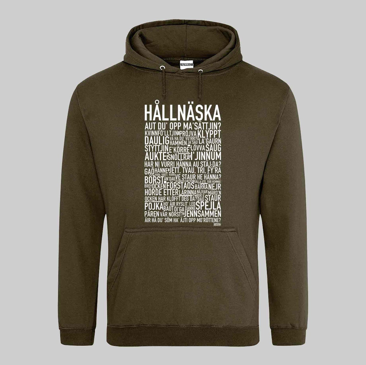 Hållnäska Dialekt Text Hoodie