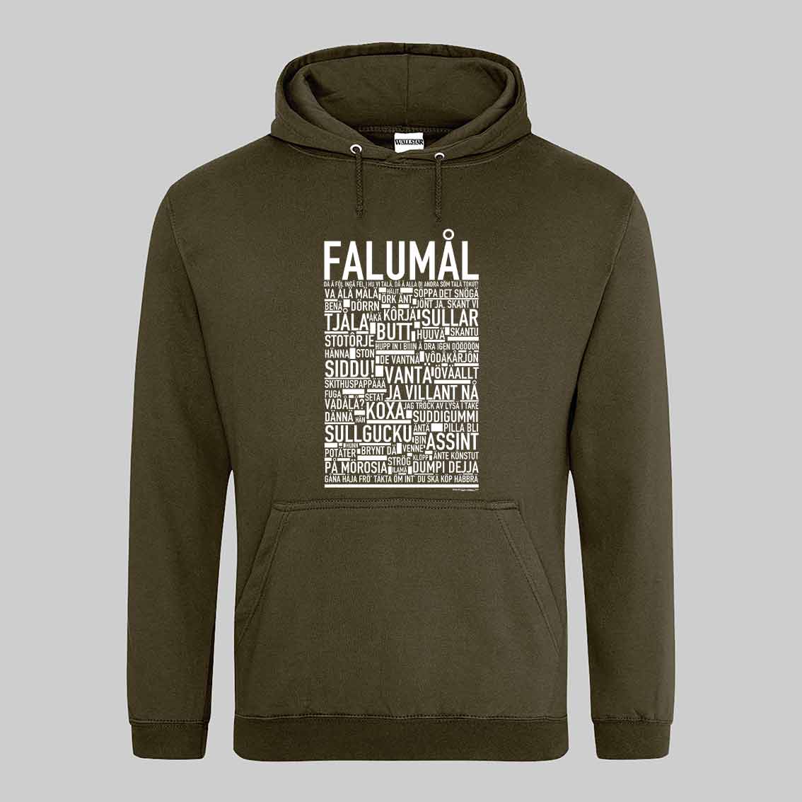Falumål Dialekt Text Hoodie