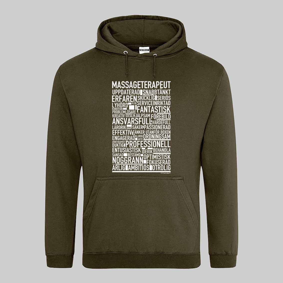 Massageterapeut Text Hoodie