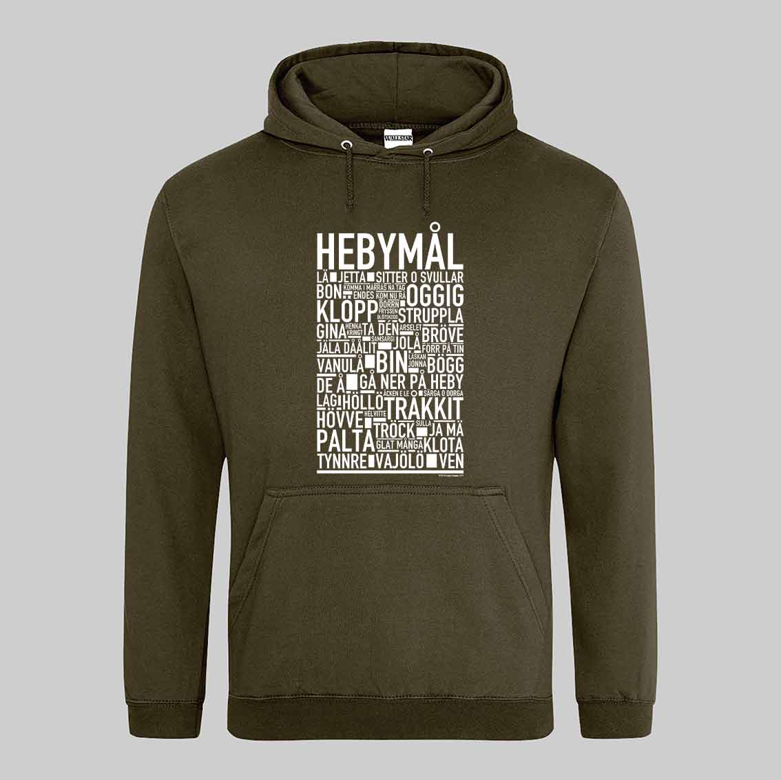 Hebymål Dialekt Text Hoodie