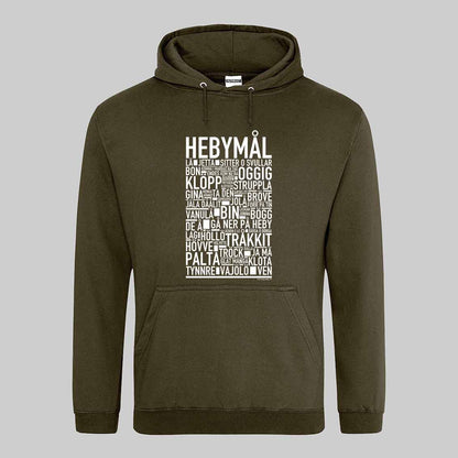 Hebymål Dialekt Text Hoodie