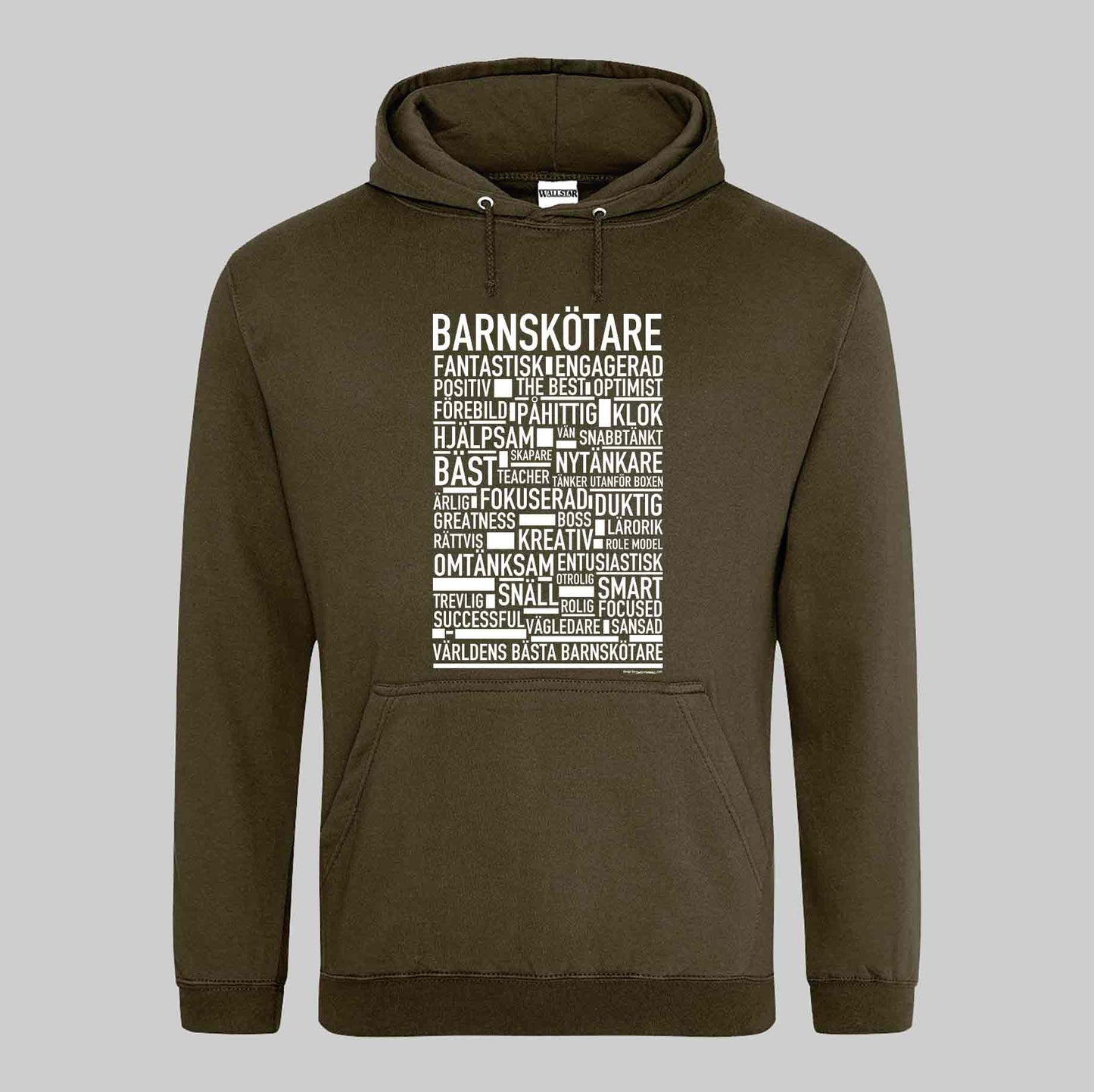 Barnskötare Text Hoodie