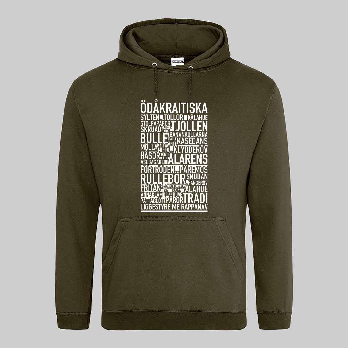 Ödåkraitiska Dialekt Text Hoodie