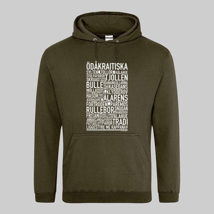 Ödåkraitiska Dialekt Text Hoodie