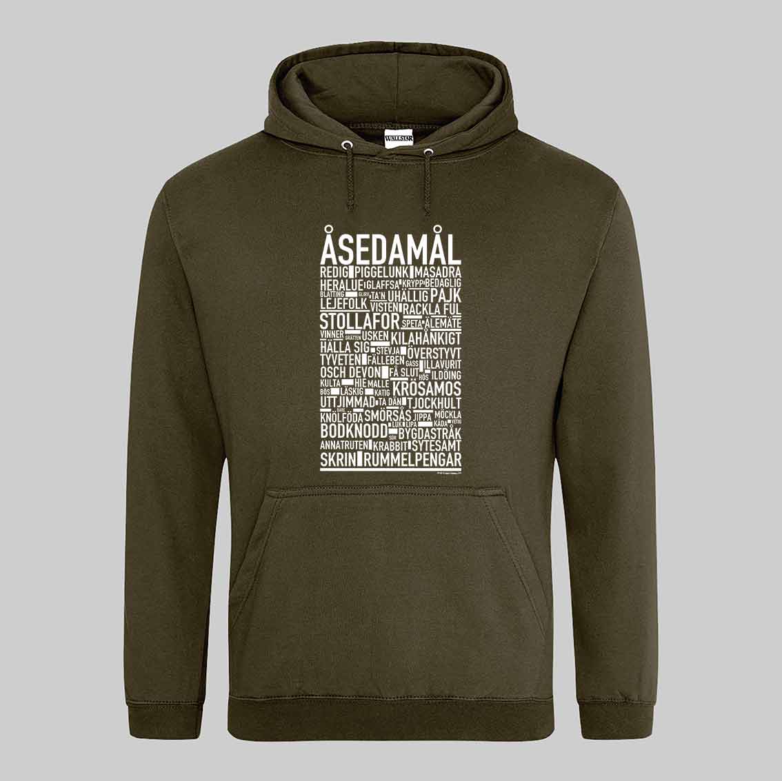 Åsedamål Dialekt Text Hoodie