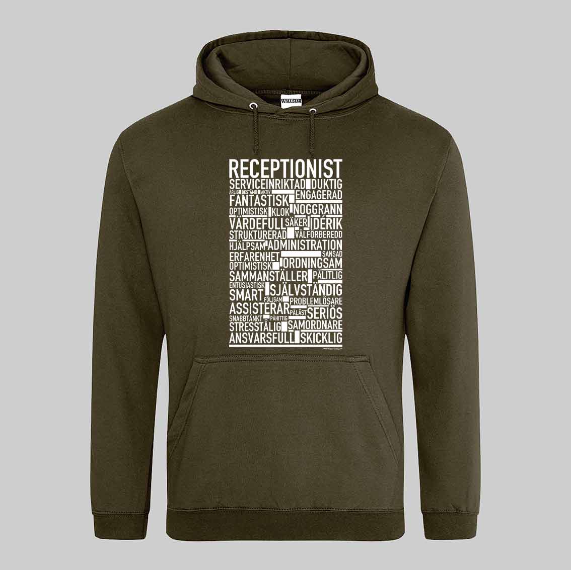 Receptionist Text Hoodie