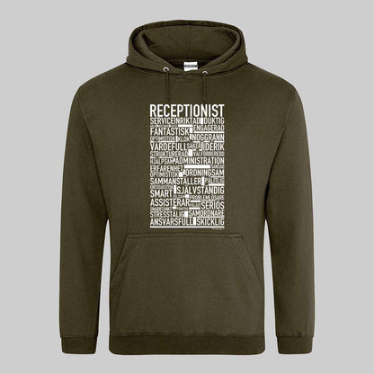 Receptionist Text Hoodie