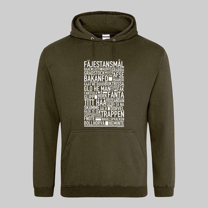 Fäjestansmål Dialekt Text Hoodie