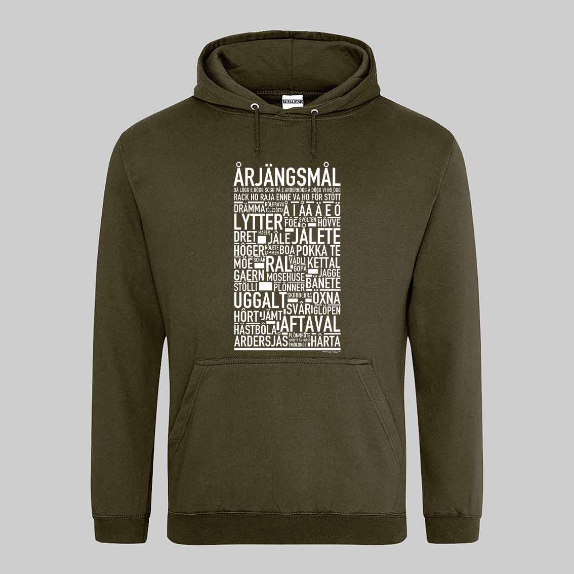 Årjängsmål Dialekt Text Hoodie