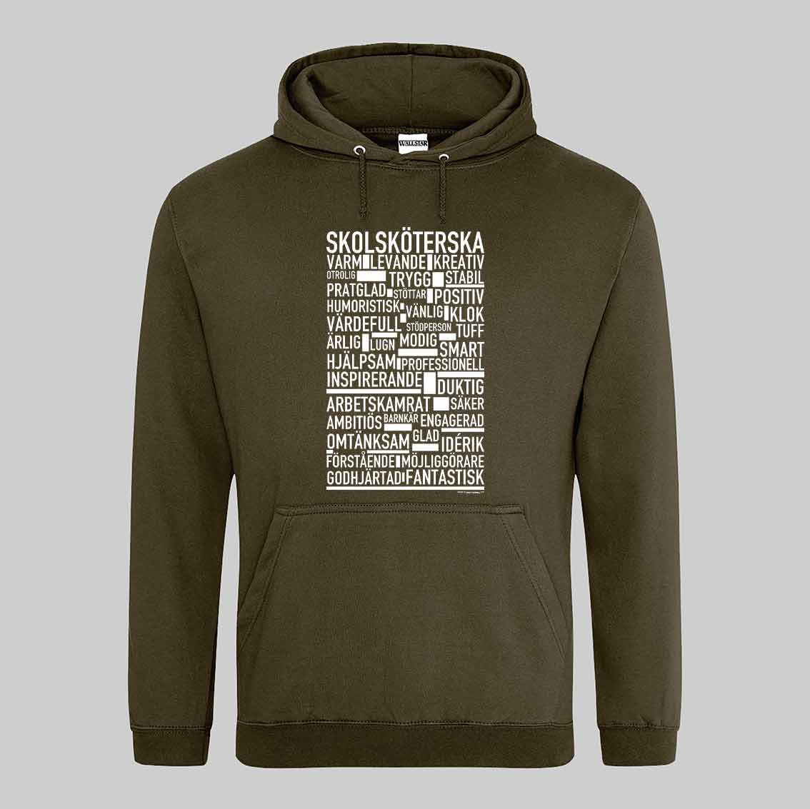 Skolsköterska Text Hoodie