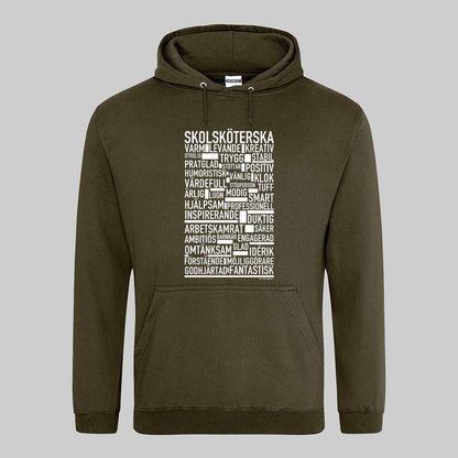 Skolsköterska Text Hoodie