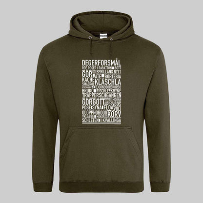 Degerforsmål Dialekt Text Hoodie