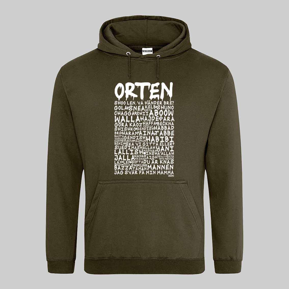 Orten Graffiti Dialekt Text Hoodie