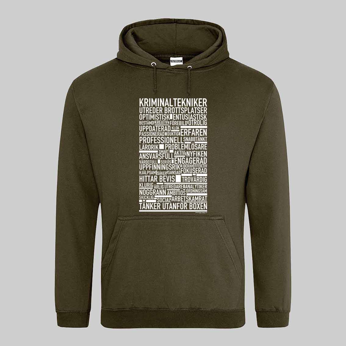 Kriminaltekniker Text Hoodie