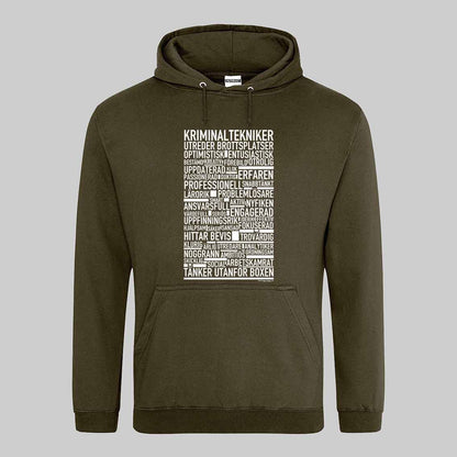 Kriminaltekniker Text Hoodie