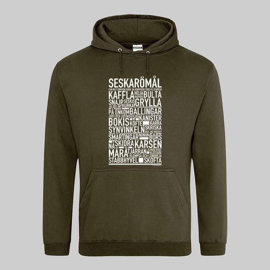 Seskarömål Dialekt Text Hoodie
