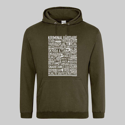 Kriminalvårdare Text Hoodie