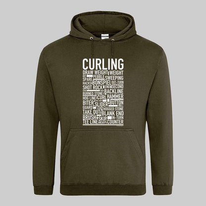 Curling Text Hoodie